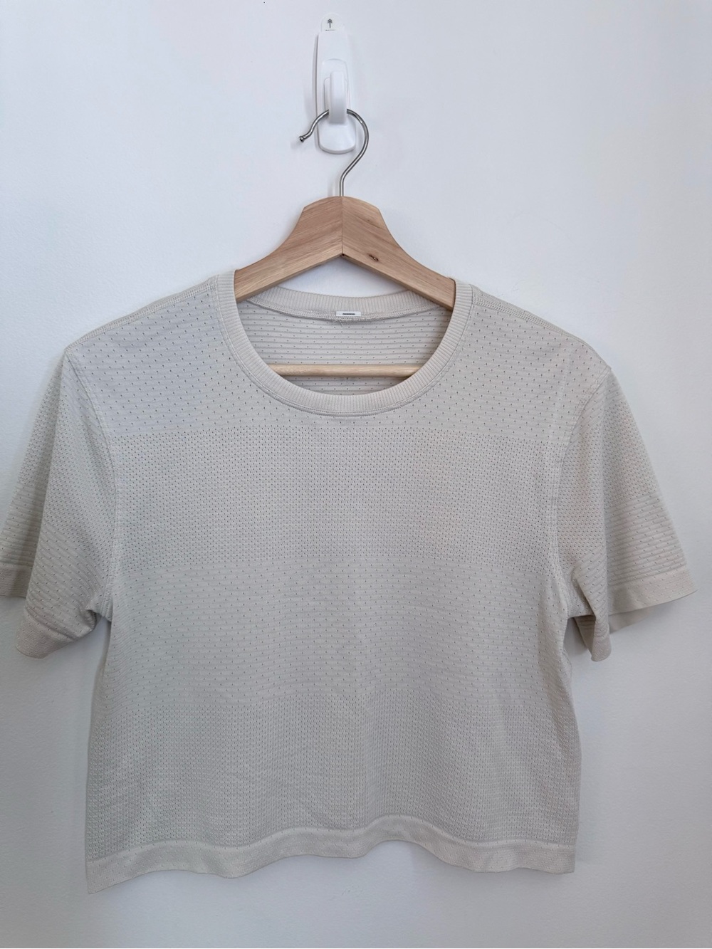 lululemon Swiftly Perforated Stripe Short-Sleeve Shirt